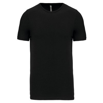 Camiseta entallada hombre Negro L