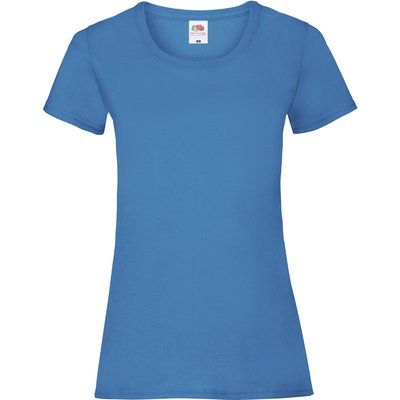 Camiseta entallada mujer 100% algodón Azur Blue XS