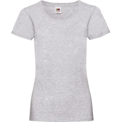 Camiseta entallada mujer 100% algodón Gris S