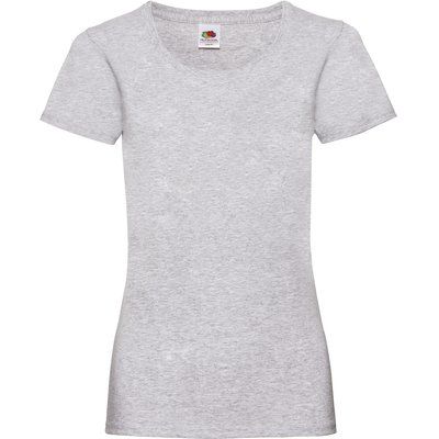 Camiseta entallada mujer 100% algodón Heather Grey L