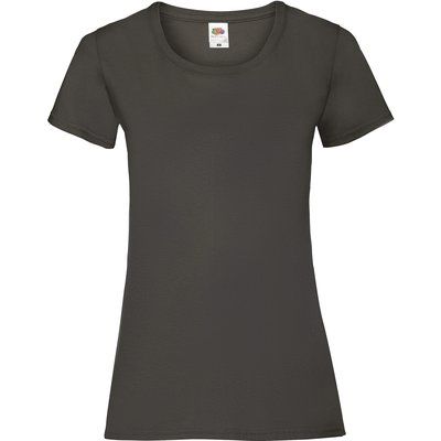 Camiseta entallada mujer 100% algodón Light Graphite S