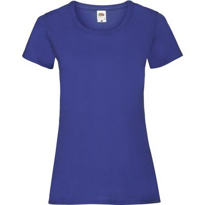 Camiseta entallada mujer 100% algodón Royal Blue M