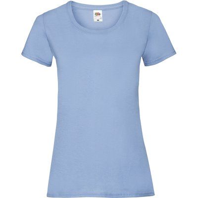 Camiseta entallada mujer 100% algodón Sky Blue XXL