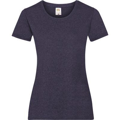 Camiseta entallada mujer 100% algodón Vintage Heather Navy L