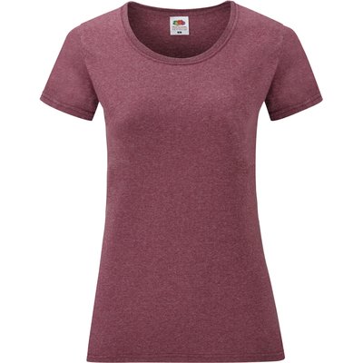 Camiseta entallada mujer 100% algodón Violeta S