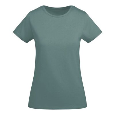 Camiseta entallada mujer algodón orgánico AZUL CALMA 2XL