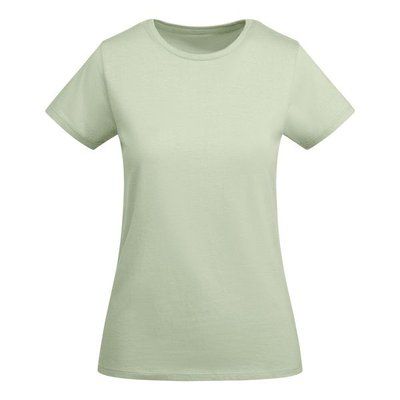 Camiseta entallada mujer algodón orgánico VERDE MIST 2XL