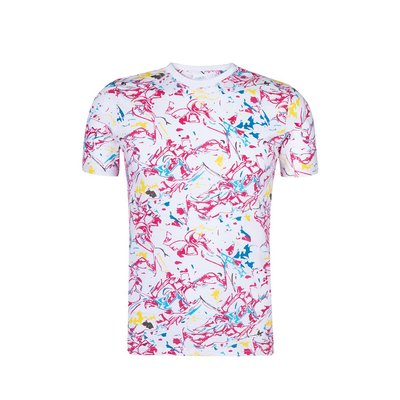 Camiseta con Estampado de Colores XS