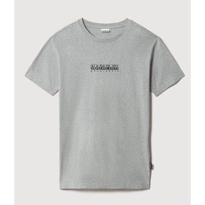 Camiseta Estilo urbano con logotipo Gris XXL