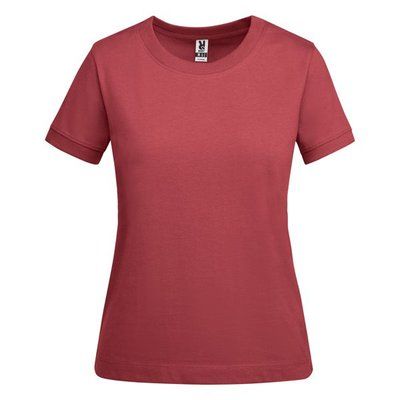 Camiseta gruesa de mujer ROJO CRISANTEMO S