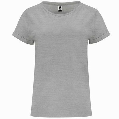 Camiseta Holgada Manga Dobladillo GRIS VIGORE XL