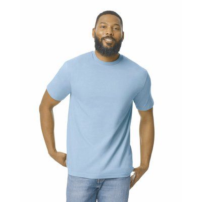 Camiseta hombre 100% algodón Light Blue L