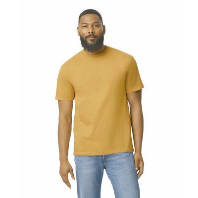 Camiseta hombre 100% algodón Mustard S