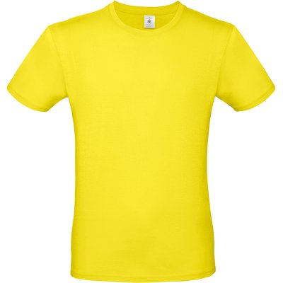 Camiseta hombre 100% algodón preencogido Amarillo 3XL