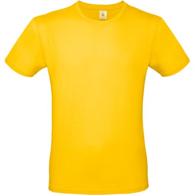 Camiseta hombre 100% algodón preencogido Amarillo XXL