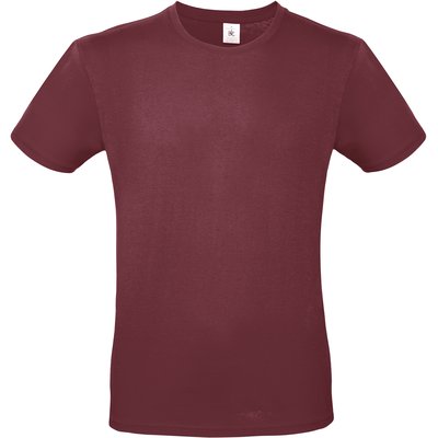 Camiseta hombre 100% algodón preencogido Rojo / Violeta L