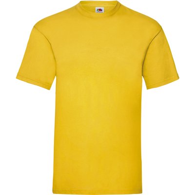 Camiseta hombre algodón cuello redondo Amarillo M