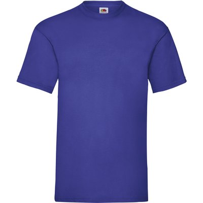 Camiseta hombre algodón cuello redondo Azul S