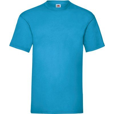 Camiseta hombre algodón cuello redondo Azur Blue S