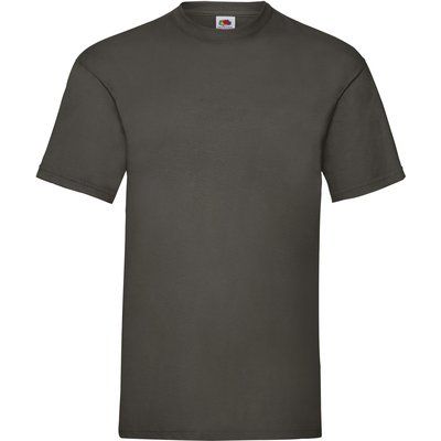 Camiseta hombre algodón cuello redondo Light Graphite M