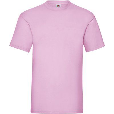 Camiseta hombre algodón cuello redondo Light Pink S