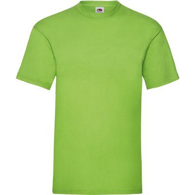 Camiseta hombre algodón cuello redondo Lime XL