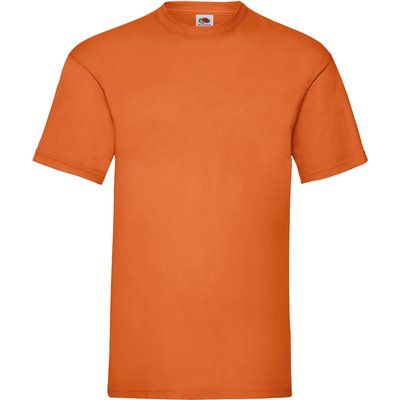 Camiseta hombre algodón cuello redondo Orange 3XL