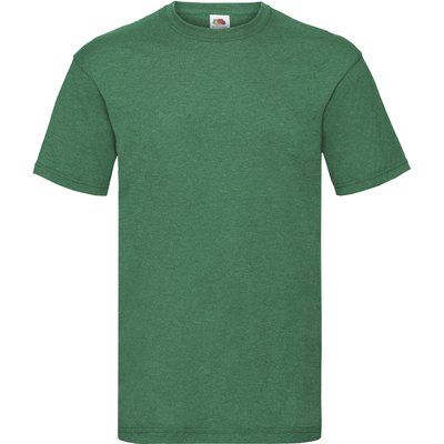 Camiseta hombre algodón cuello redondo Retro Heather Green XXL