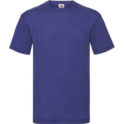 Camiseta hombre algodón cuello redondo Retro Heather Royal S