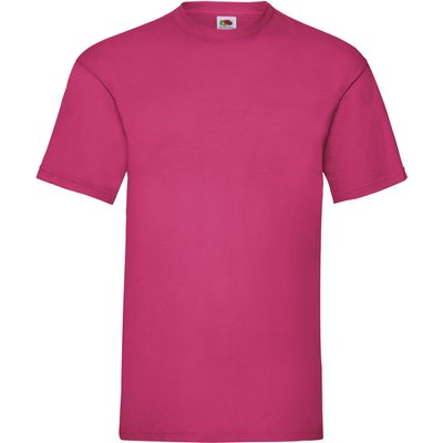 Camiseta hombre algodón cuello redondo Rosa 3XL