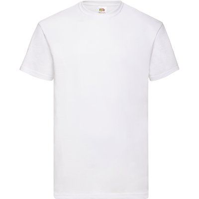 Camiseta hombre algodón cuello redondo White M