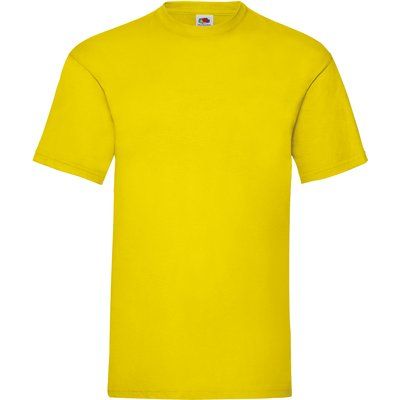 Camiseta hombre algodón cuello redondo Yellow L