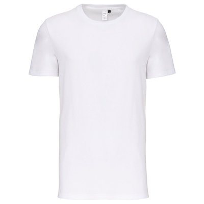 Camiseta hombre algodón orgánico Blanco 3XL