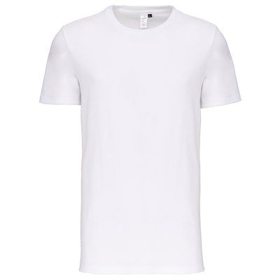 Camiseta hombre algodón orgánico White M