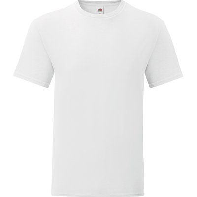 Camiseta hombre algodón peinado Blanco 4XL