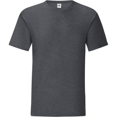 Camiseta hombre algodón peinado Dark Heather Grey M