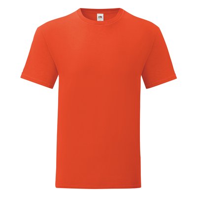 Camiseta hombre algodón peinado Naranja M