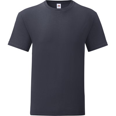 Camiseta hombre algodón peinado Negro XXL