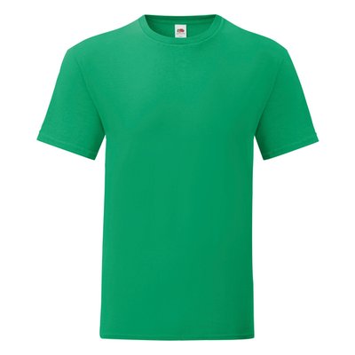 Camiseta hombre algodón peinado Verde XXL