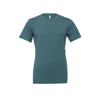 Camiseta hombre algodón poliéster Heather Deep Teal S