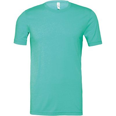 Camiseta hombre algodón poliéster Heather Sea Green XXL