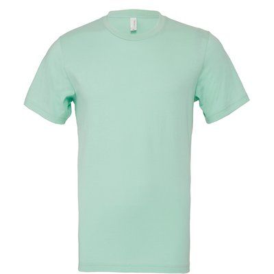 Camiseta hombre algodón poliéster Heather Ice Blue S