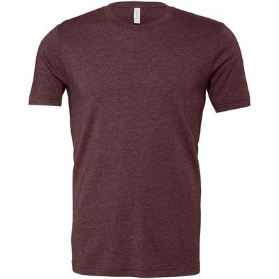 Camiseta hombre algodón poliéster Heather Maroon M