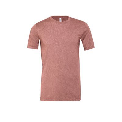 Camiseta hombre algodón poliéster Heather Mauve XXL