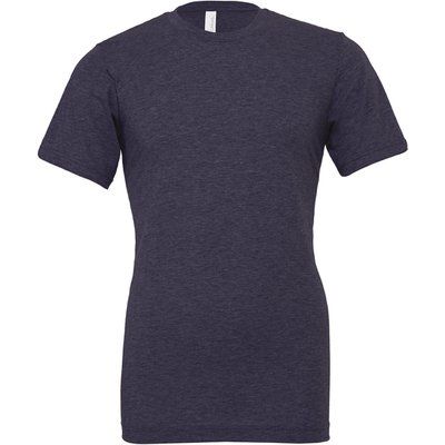 Camiseta hombre algodón poliéster Heather Midnight Navy S