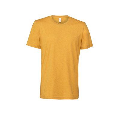 Camiseta hombre algodón poliéster Heather Mustard XL