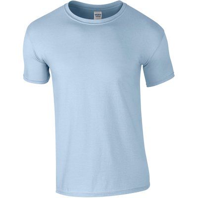 Camiseta hombre algodón preencogido Light Blue M