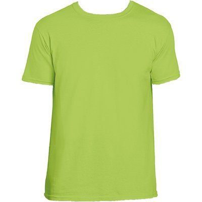 Camiseta hombre algodón preencogido Lime M