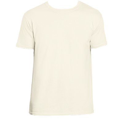 Camiseta hombre algodón preencogido Natural L