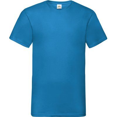 Camiseta hombre cuello de pico Azur Blue M